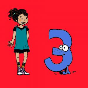 image fille et chiffre 3 enfin les retenir